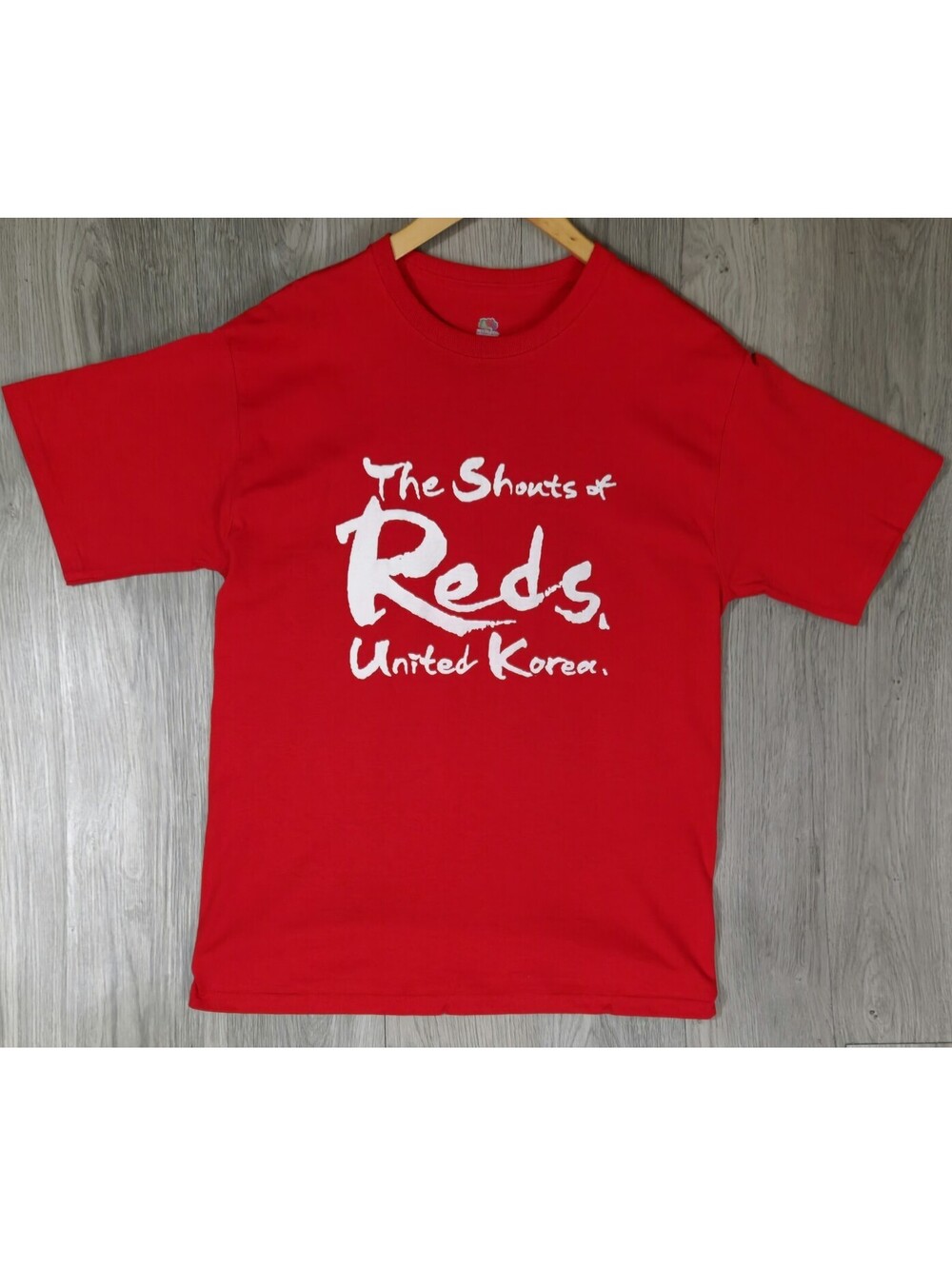 Korea Football Association “The Shouts Of Reds” Red Soccer Jersey Medium